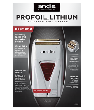 Rasoir ANDIS ProFoil Lithium Titanium pour homme 5 étoiles