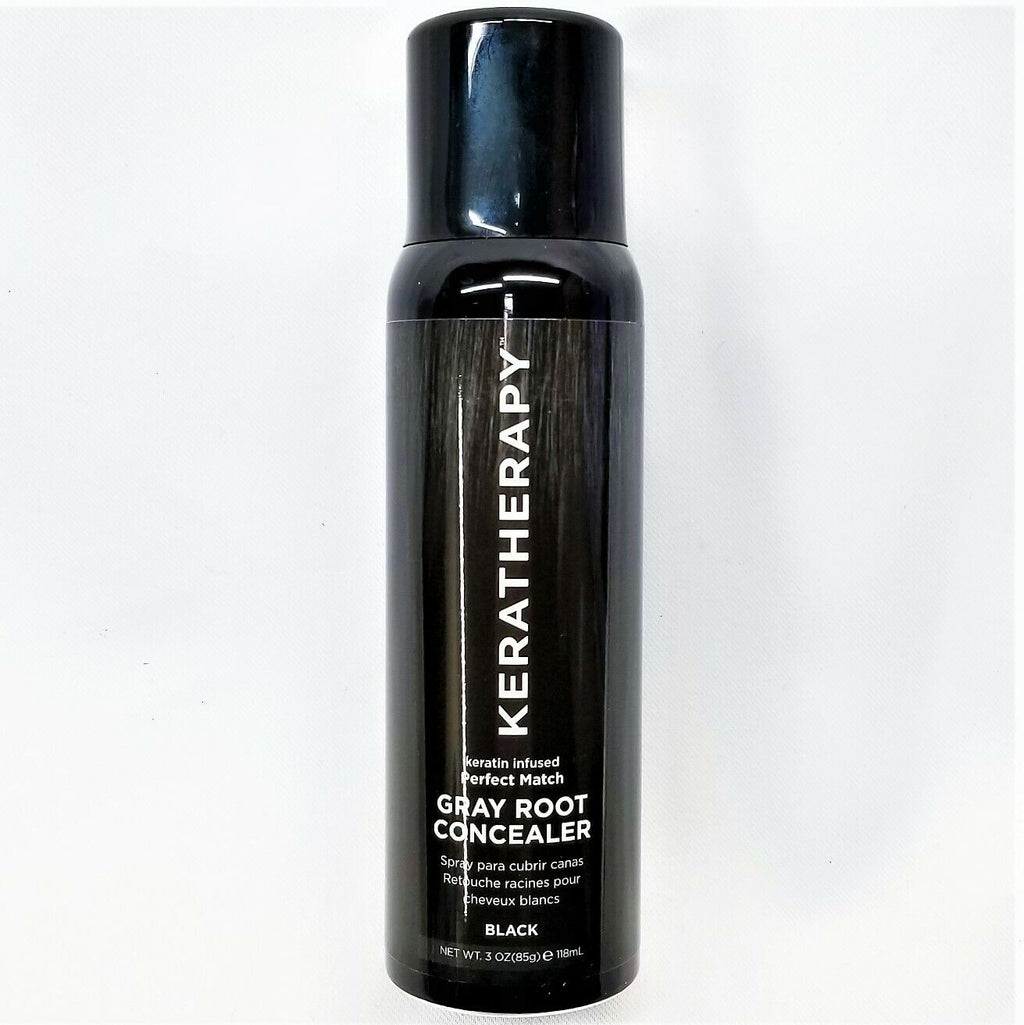 Keratin Infused Perfect Match Gray Root Concealer Black