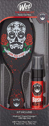 Wet Brush The Master Kit Detangler Sugar Skull & Bush Master Oil Brand New
