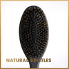 Brosses à coiffer, outils de coiffure ovales et étroits avec poils naturels