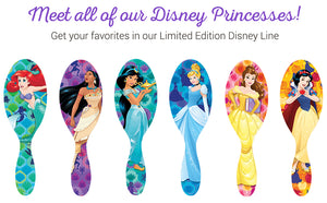 Disney Princess Glitter Ball Mini Detangler 28 pc