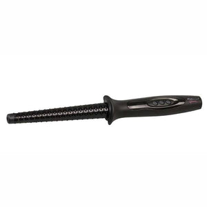 Glamour 1’ Black Cone Textured Curling Rod