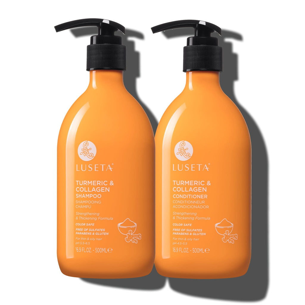 Luseta Turmeric & Collagen Duo Shampoo & Conditioner 1 L
