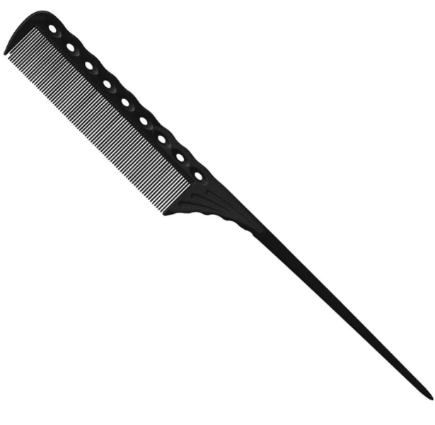 Carbon Super Tint Rat Tail Comb 215mm