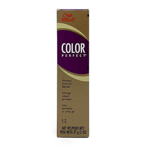4A Color Perfect Couleur de cheveux en gel crème permanente brun cendré moyen