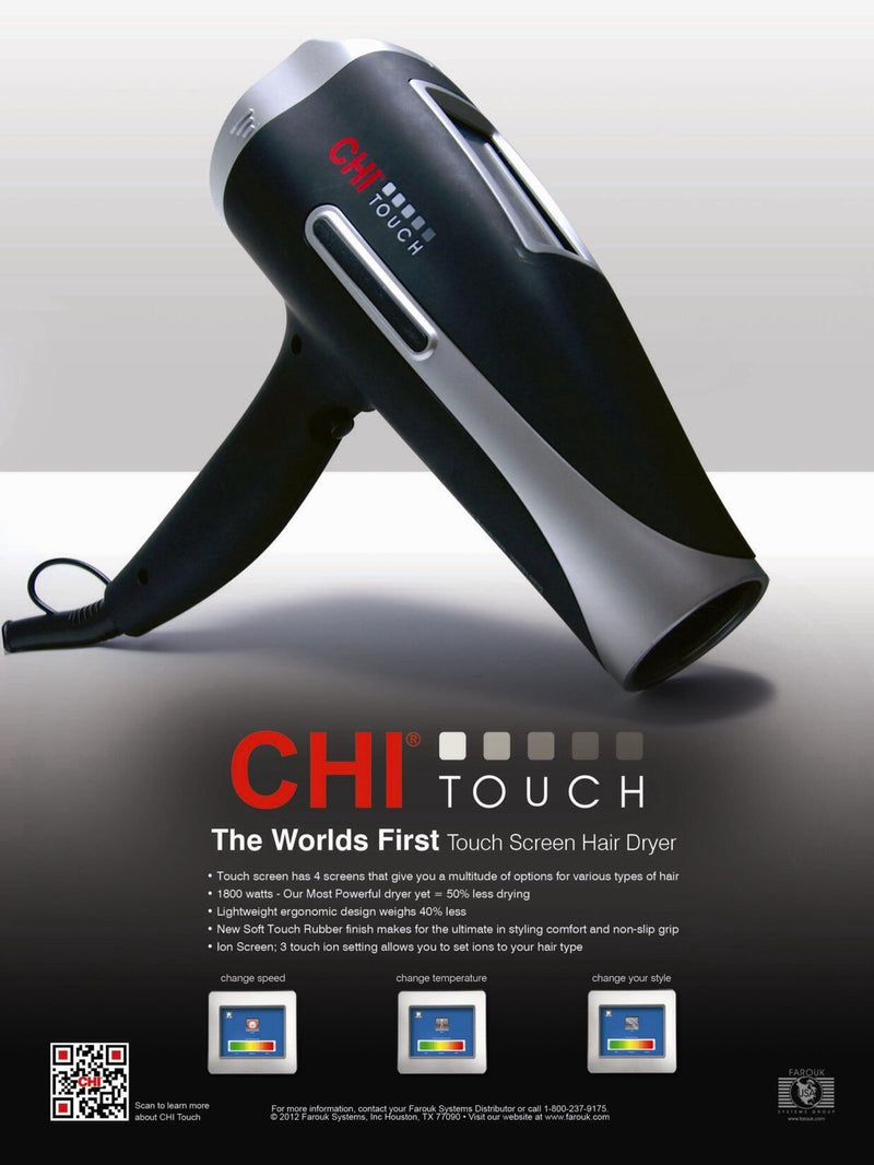 FAROUK CHI Touch Low EMF hair dryer
