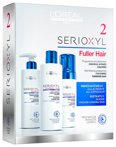 Serioxyl Kit 2(Colored Hair) Shampoo+Conditioner+Foam