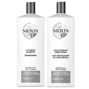 NIOXIN System 1 Cleanser & Scalp Therapy Duo Set shampoo & conditioner