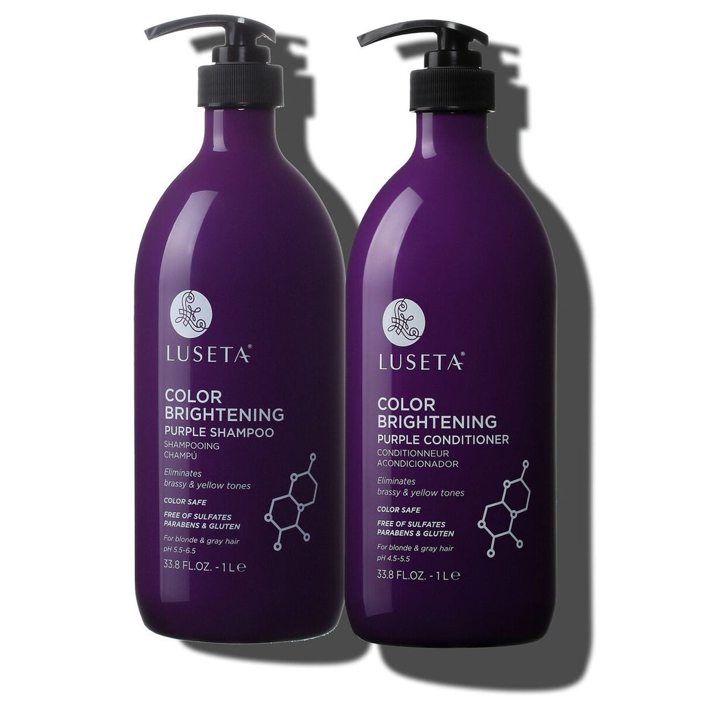 Luseta Color Brightening Purple Shampoo & Conditioner Set