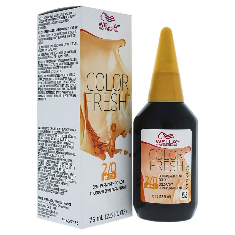 Color Fresh Pure Natural 2/0 Darkest Brown/Natural Hair Color