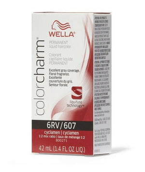 Color Charm Permanent Liquid Hair Color 6RV/607 Cyclamen