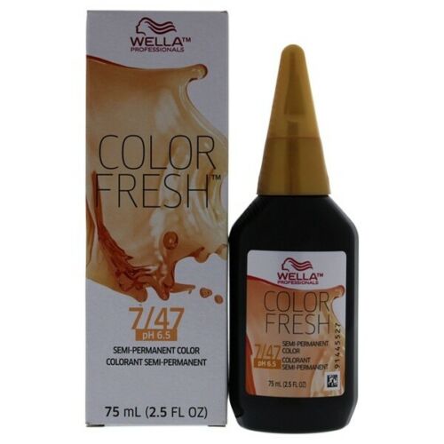 Color Fresh Warm 7/47 Medium Blonde/Red Brown Hair Color