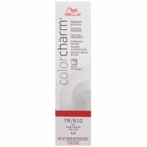 Color Charm Permanent Gel Hair Color 7R/810 Red